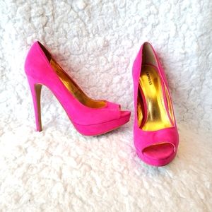 EXPRESS Hot Pink Stiletto Heels